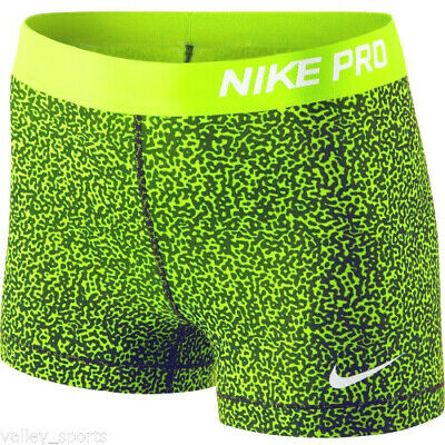 Nike Pro Shorts Volt Print