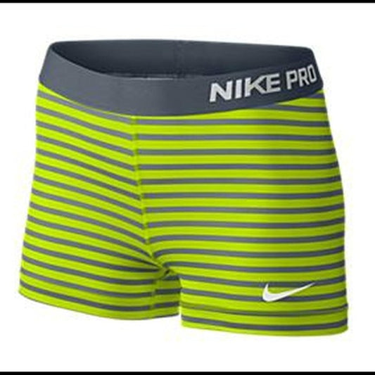 Nike Pro Shorts Grey Stripe