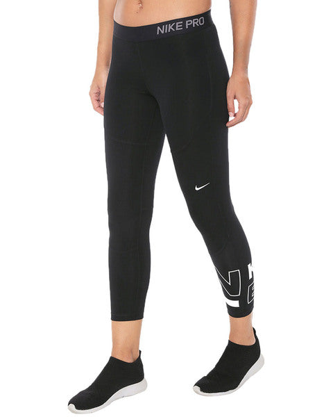 Nike logo leg tights Black