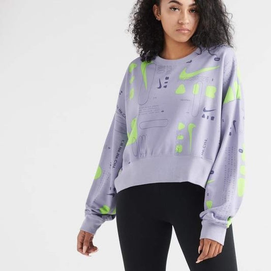 Nike Top Purple Lime