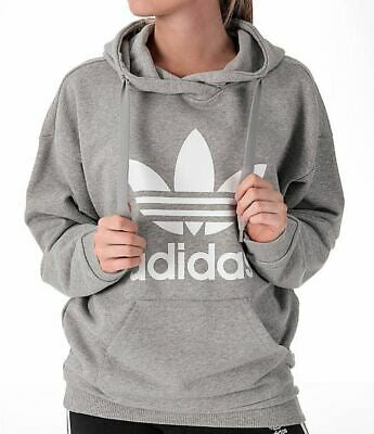 Adidas Trefoil Hoody Grey