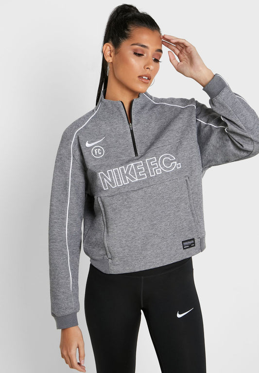 Nike Crop Jacket Grey