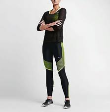 Nike Power Speed Tights Black Lime