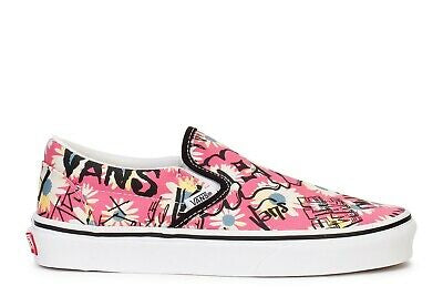 Vans Slip on Floral Graffiti